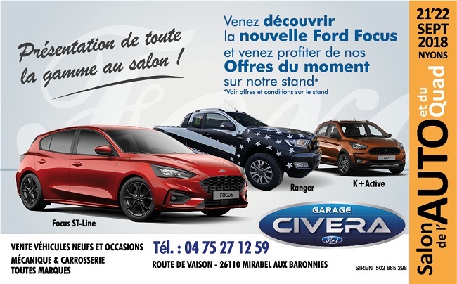 encart publicitaire pour JPO auto